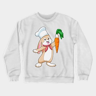 Rabbit as Cook with Carrot Crewneck Sweatshirt